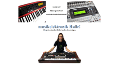 Desktop Screenshot of musikelektronik-halle.de